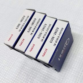 Nachi 4 Pack 6306-2NSE9 Bearing 6306-2NSE Seals 6306-2RS Bearings 6306 RS Japan