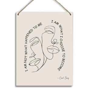 Mental Health Therapy Office Wooden Hanging Wall Decor Positive Energy Wood Sign Positive Affirmations Wood Wall Decor Office School Classroom Nursery Homes chool Decor Therapist Gifts 8''X10'' (DH89)