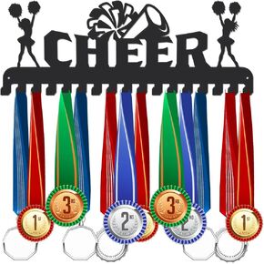 SUPERDANT Medal Holder Sports Medal Hanger Ribbon Display Holder Rack Metal Wall Mount Medal Wall Hanger Personalized Metal Race Award Hanger for Wall Mount