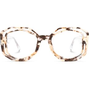 Zeelool Unique Geometric Blue Light Blocking Glasses for Women Astrid JGA902506
