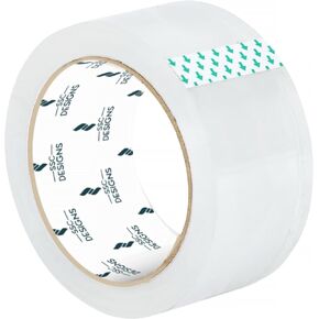 Packing Tape Clear Packaging Refill No Noise Heavy Duty Shipping Adhesive Quiet Dispenser Moving Supplies Boxes Mailing Strong Sealing Boxing Office Silent 60 Yds x 1.88" Wide x 2.7 Mil Thick 6 Rolls