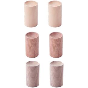 Pokinge 6pcs Wooden Essential Oil Diffuser Essential Oil Diffused Wood Aroma Sleeping Aid Diffuser Wood Cylindrical Shape Diffused for Home Essential Oil