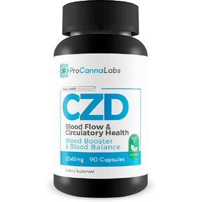 Pro Canna Labs Gummies Capsules - Our Best Vitamin C D Zinc Blood Booster for Blood Balance & Blood Flow - C Z D Blood Flow & Circulatory Health - CDZ Supplement Vitamin C D and Zinc Plus Herbs