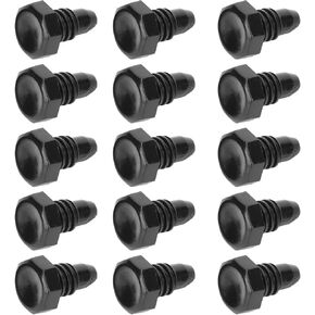 life Pack of 15pcs Rubber Plug Billiard Bottom Tail Cover Billiard Cue Pad Snooker Stick Accessory