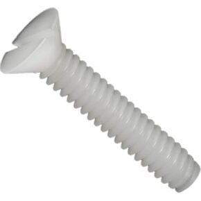 014973170615 Slotted Flat Head Screws, 1/4-20 x 1, Piece-10