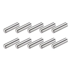 METALLIXITY Dowel Pin (5x50mm) 10Pcs, 304 Stainless Steel Shelf Support Pegs Pin Fastener Elements - for Metal Devices, Furniture Installation, Industrial, DIY