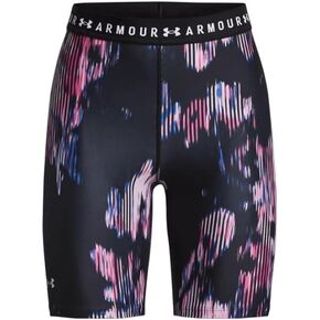 Under Armour Women's HeatGear® Printed Bike Shorts, Prime Pink, Small