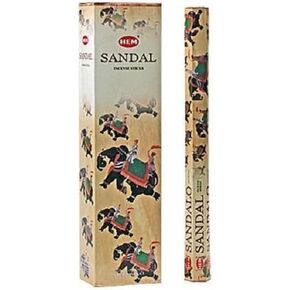 Sandal - Hem Jumbo 16 Inch Incense Sticks 10 Stick Hexagon Box (Set of 6)