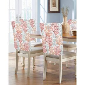 Farmhouse Cartoon Fat Chef Chair Back Cover, Dining Chair Protector Covers, Retro Black White Plaid Chair Covers Removable Chair Slipcovers for Weeding Banquet Party 19"x18", 4 Pack