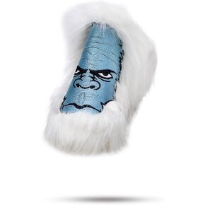 Pins & Aces Yeti Driver Head Cover - Premium, Hand-Made Fuzzy Driver Headcover - Funny, Tour Quality Golf Club Cover - Style and Customize Your Golf Bag…