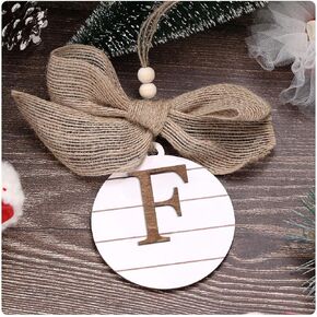 JSJOY Christmas Party Decorations Outdoor Christmas Decor Mens Christmas Gifts Initial W Christmas Hanging Decorations