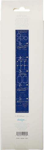 C.R. Gibson Forest Friends Vinyl Baby Growth Chart for Walls, 8" x 72", Multicolor in Saudi Arabia