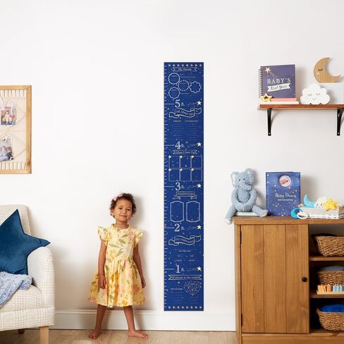 C.R. Gibson Forest Friends Vinyl Baby Growth Chart for Walls, 8" x 72", Multicolor in Saudi Arabia