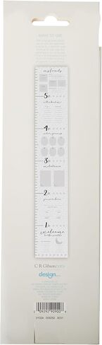 C.R. Gibson Forest Friends Vinyl Baby Growth Chart for Walls, 8" x 72", Multicolor in Saudi Arabia