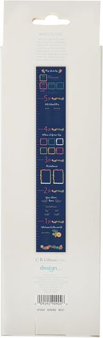 C.R. Gibson Forest Friends Vinyl Baby Growth Chart for Walls, 8" x 72", Multicolor in Saudi Arabia