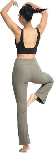 icyzone Women's Sports Bras, Padded Open Back Yoga Bras Crop Top Medium Impact in Saudi Arabia
