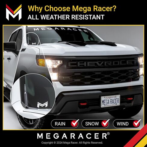 Mega Racer Metallic Gray Antenna for Truck - 1999-2024 Chevrolet Silverado GMC Sierra Truck Antenna, 5.5" Short Car Antenna Replacement, Chevy Silverado 1500 Accessories, GMC Truck Accessories in Saudi Arabia