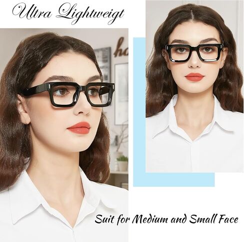 OCCI CHIARI Stylish Reading Glasses Women Retro Square Readers 1.0 1.25 1.50 1.75 2.0 2.25 2.50 2.75 3.0 3.5 in Saudi Arabia