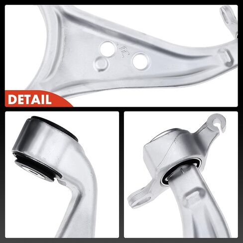 A-Premium 2 x Front Lower Control Arm, with Bushing, Compatible with Mercedes-Benz - 2012-2018 - GL350 GL450 GL550 GLE300d GLE350 GLE350d GLE400 GLE550 GLE550e GLS450 GLS550 ML250 ML350 ML400 ML550 in Saudi Arabia