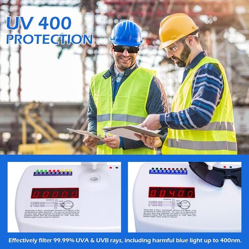 OXG 12 حزمة نظارات أمان للرجال والنساء، ANSI Z87.1 نظارات عمل مقاومة للخدش والصدمات نظارات واقية in Kuwait