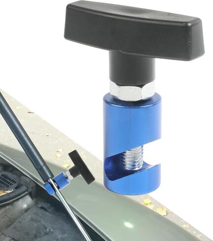 Hood Lift Lever Holder,Lift Support Clamp with Brass Core Protection,Car Accessories Car Hood Struts Hood Clamps and Spark Plug Caliper for Car Engine Hoods,Tailgates,Hatch Struts (Black) in Saudi Arabia