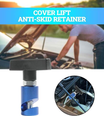 Hood Lift Lever Holder,Lift Support Clamp with Brass Core Protection,Car Accessories Car Hood Struts Hood Clamps and Spark Plug Caliper for Car Engine Hoods,Tailgates,Hatch Struts (Black) in Saudi Arabia