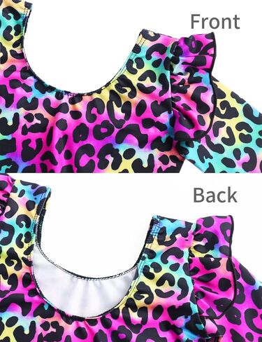 Gymnastics Leotards for Girls Long Sleeve Toddler Gymnastics Leotard Dance Bodysuit Kids Tumbling Outfits Size 3-10 in Saudi Arabia