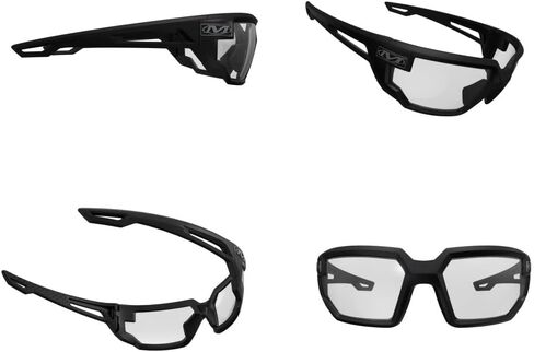 Mechanix Wear: نظارات أمان Vision Type-X مع تقنية متقدمة مضادة للضباب، ومقاومة للخدش، وإطار أسود، ونظارات واقية، وخفيفة الوزن، ومعابد جيدة التهوية، للاستخدام الداخلي والخارجي (عدسة شفافة) in Saudi Arabia
