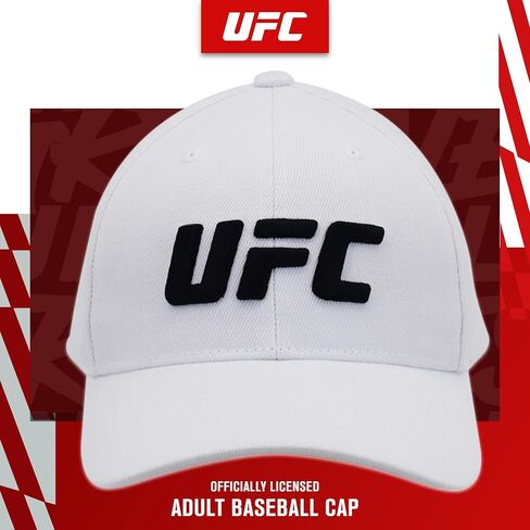 قبعة بيسبول Concept One UFC، قبعة Snapback للبالغين قابلة للتعديل مع حافة منحنية in Saudi Arabia