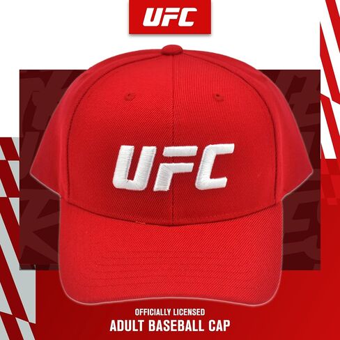قبعة بيسبول Concept One UFC، قبعة Snapback للبالغين قابلة للتعديل مع حافة منحنية in Saudi Arabia