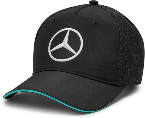 قبعة فريق مرسيدس AMG بتروناس F1 للأطفال 2024 - أسود - مقاس واحد يناسب الجميع in Saudi Arabia