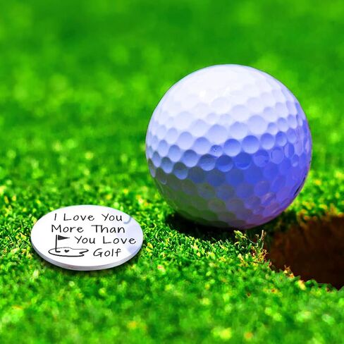 Fathers Day Present for Husband from Wife Gag Gifts for Dad from Daughter Best Dad by Par Golf Ball Marker New Daddy Birthday Gifts for First Time Dad to Be Valentines Day Christmas Magnetic Hat Clip in Saudi Arabia