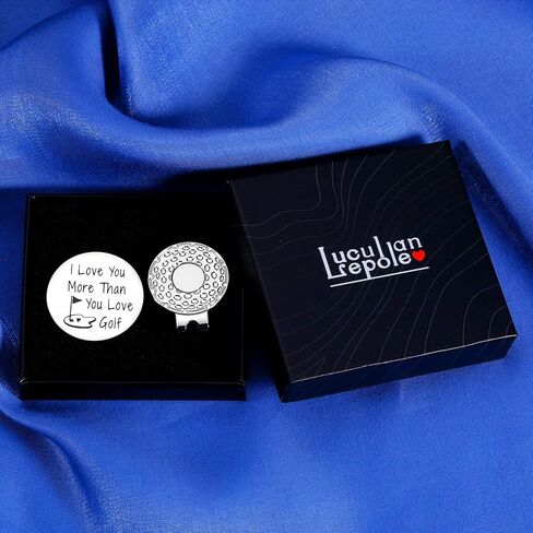 Fathers Day Present for Husband from Wife Gag Gifts for Dad from Daughter Best Dad by Par Golf Ball Marker New Daddy Birthday Gifts for First Time Dad to Be Valentines Day Christmas Magnetic Hat Clip in Saudi Arabia