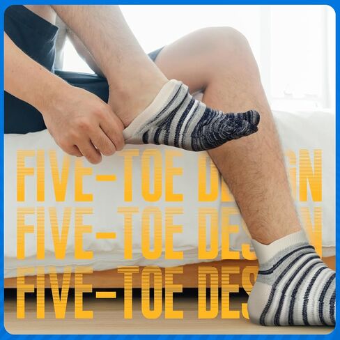 6 Pairs Women Toe Socks Cotton ankle toe socks Running Toe Socks for Men Women Athletic Breathable Five Toe Socks in Saudi Arabia