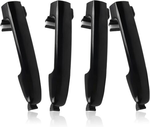 FLYPIG Black Outside Exterior Door Handle for Hyundai Sonata GL GLS GLX LX VE Limited SE 2005-2010 Front Rear Left Driver Right Passenger Side Fits All Four Doors 82651-3K000 in Kuwait