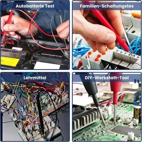 Digital Multimeter Tester 6000 Counts Amp Clamp Meter for Ac/Dc Resistance Capacitance Measurement Temperature Continuity Diode(Excluding Battery) in Saudi Arabia