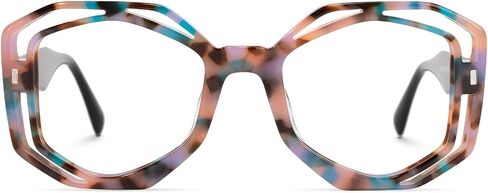Zeelool Unique Geometric Blue Light Blocking Glasses for Women Astrid JGA902506 in Saudi Arabia