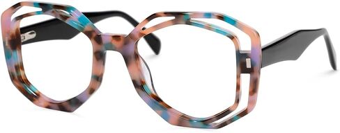 Zeelool Unique Geometric Blue Light Blocking Glasses for Women Astrid JGA902506 in Saudi Arabia