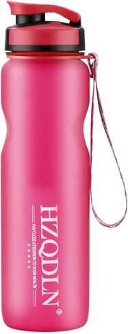 زجاجة مياه رياضية HZQDLN، خالية من البيسفينول A وبلاستيك تريتان متجمد، زجاجة مياه سعة 36 أونصة مع غطاء علوي مقاوم للتسرب، تنطبق على صالة الألعاب الرياضية، واليوجا، والجري، وفي الهواء الطلق، وركوب الدراجات، والتخييم... in Kuwait
