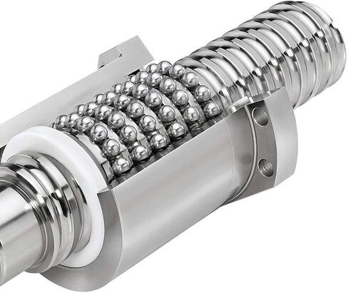 TEN-HIGH الكرة اللولبية CNC أجزاء SFU1204 الجوز، 1 قطعة الكرة اللولبية + 1 قطعة الجوز + لا نهاية بالقطع، قطر 12 مم الرصاص 4 مم طول 250 مم in Saudi Arabia