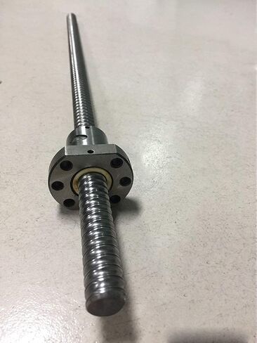 TEN-HIGH الكرة اللولبية CNC أجزاء SFU1204 الجوز، 1 قطعة الكرة اللولبية + 1 قطعة الجوز + لا نهاية بالقطع، قطر 12 مم الرصاص 4 مم طول 250 مم in Saudi Arabia