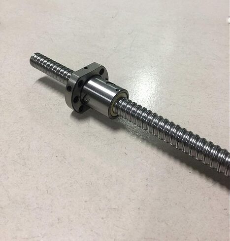 TEN-HIGH الكرة اللولبية CNC أجزاء SFU1204 الجوز، 1 قطعة الكرة اللولبية + 1 قطعة الجوز + لا نهاية بالقطع، قطر 12 مم الرصاص 4 مم طول 250 مم in Saudi Arabia