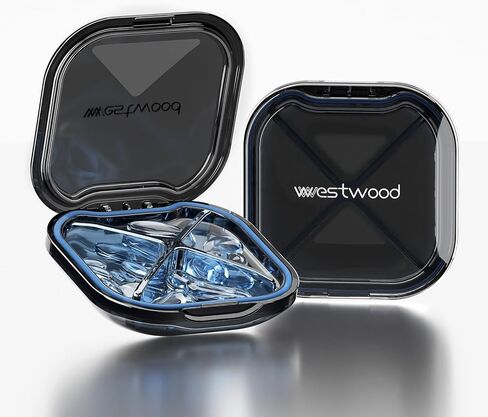 صندوق حبوب صغير، حقيبة حبوب لطيفة لجيب المحفظة، منظم حبوب السفر، حامل حبوب منع الحمل اليومي للأدوية والفيتامينات وزيت السمك والمكملات الغذائية (أخضر) in Kuwait