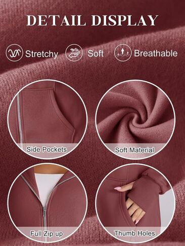HDLTE Long Hoodies Sweatshirts for Women – Lightweight Trendy Hoodie Teen Cute Y2K Cotton Hoodie Sweater 2024 Fall Essential in Saudi Arabia