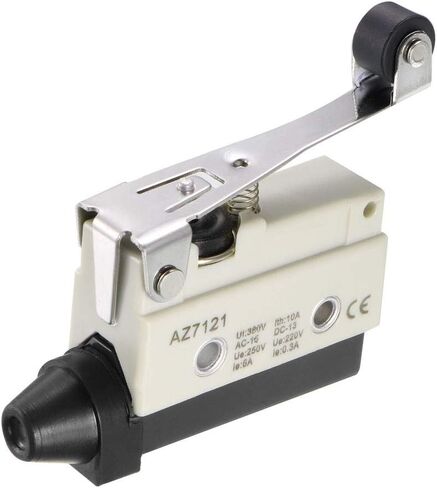 uxcell AZ-7121 SPDT 1NO+1NC Panel Mount Roller Plunger Type Micro Switch in Saudi Arabia