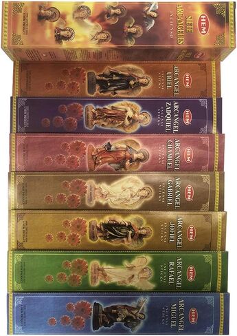 7 Archangels Incense Sticks Variety Pack and Incense Stick Holder Bundle for Los Siete Arcangeles in Saudi Arabia