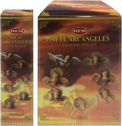 7 Archangels Incense Sticks Variety Pack and Incense Stick Holder Bundle for Los Siete Arcangeles in Saudi Arabia