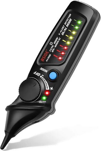 BSIDE Voltage Detector,EBTN LCD 3-Line Display Voltage Tester Pen,Non-contact with Adjustable Sensitivity,Dual Range AC Power Sensor Outlet Socket Circuit Checker,Pocket Size in Kuwait