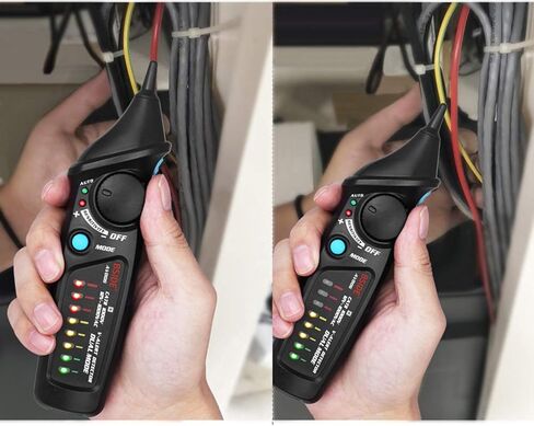 BSIDE Voltage Detector,EBTN LCD 3-Line Display Voltage Tester Pen,Non-contact with Adjustable Sensitivity,Dual Range AC Power Sensor Outlet Socket Circuit Checker,Pocket Size in Kuwait