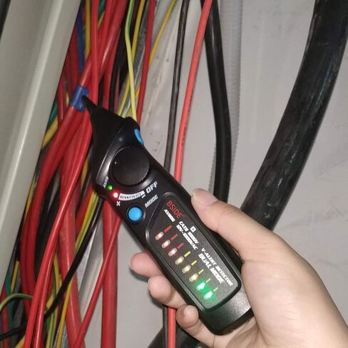 BSIDE Voltage Detector,EBTN LCD 3-Line Display Voltage Tester Pen,Non-contact with Adjustable Sensitivity,Dual Range AC Power Sensor Outlet Socket Circuit Checker,Pocket Size in Kuwait